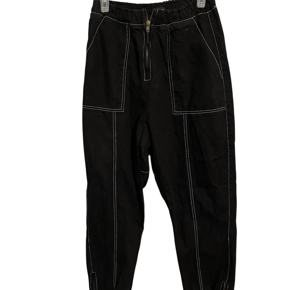 Pretty Little Thing Women’s Jogger Pants Size 14 Black
